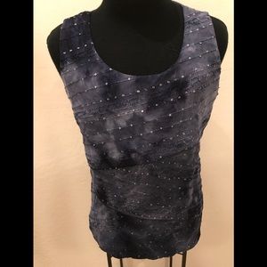 NEW Navy DRESSBARN  SzXL TOP